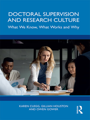 cover image of Doctoral Supervision and Research Culture